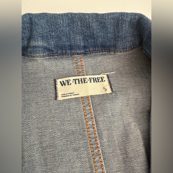 Free People Women's Jayde Flare Jumpsuit Sunburst Blue Size S - Picture 4 of 11